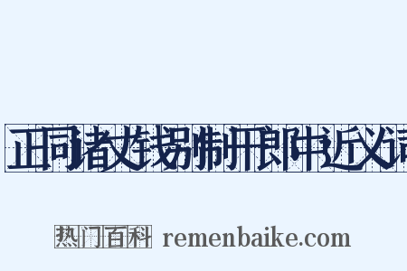 正同诸丈钱别制干郎中近义词是什么意思的图片